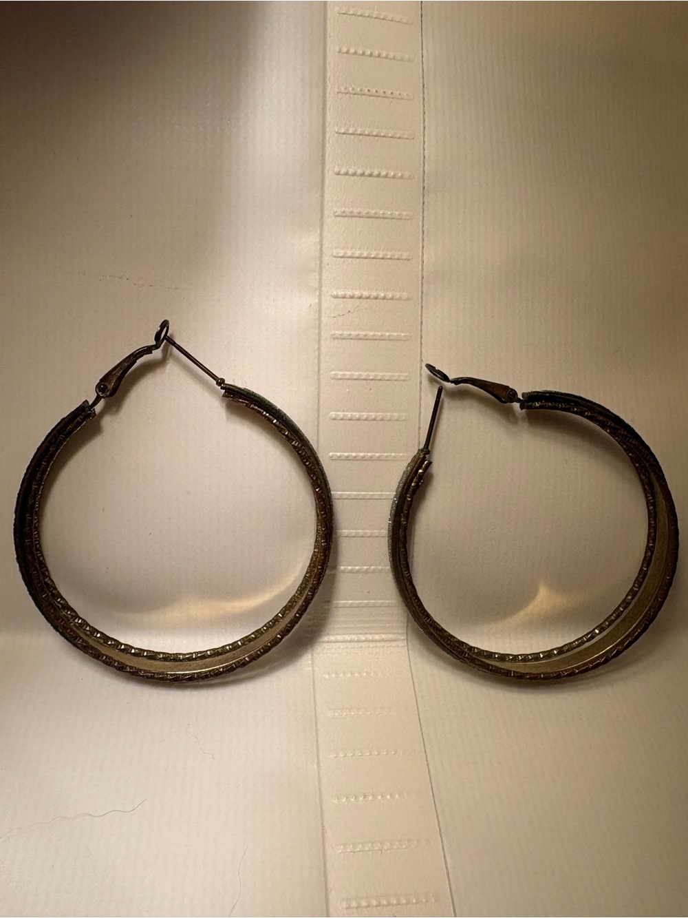 Gold Glitter Earrings Set - Sparkling Women’s Hair Accessories - Picture 3 of 3